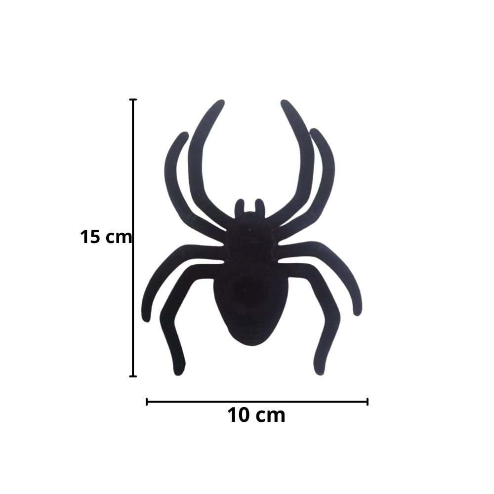 ARANHA VELUDO 14CM C/3